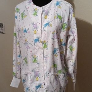 Life White Uniform Blouse